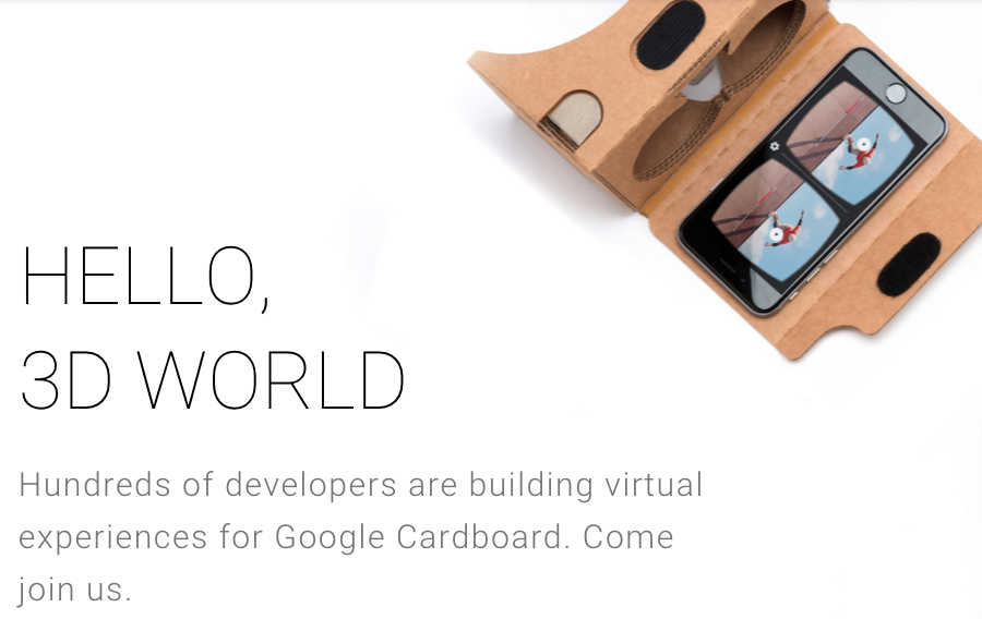 Google Cardboard: Hundreds of Developers