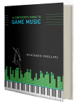 The cover art of the book A Composer's Guide to Game Music, written by award-winning game music composer Winifred Phillips.