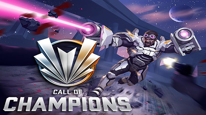 The Call of Champions logo and art, as it appears in the article by video game music composer Winifred Phillips.