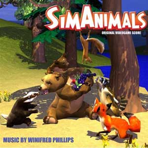 The album cover of the official SimAnimals video game soundtrack by game music composer WInifred Phillips.