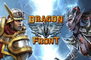 Logo art from the popular Dragon Front game, featured in the article by video game music composer Winifred Phillips