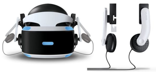 Illustration of the Mantis headphones used in conjunction with the popular PlayStation VR headset, from the article by video game music composer Winifred Phillips.