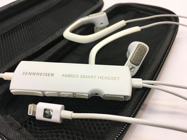 In this article discussing popular VR issues for video game composers, Winifred Phillips discusses the technology of the Sennheiser Ambeo Smart Headset.