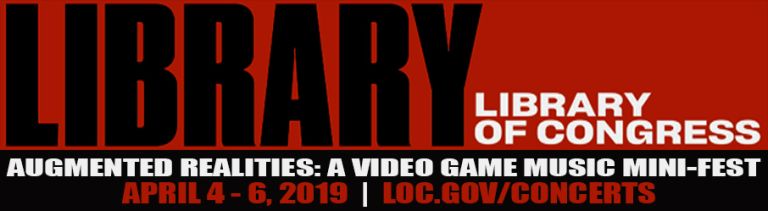 The Library of Congress logo, included in an article discussing popular game conferences, from the article for video game composers by Winifred Phillips (game music composer).