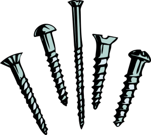An image depicting screws. From a discussion regarding the consequences of allowing one's work to be given away without compensation. Article written by popular game music composer Winifred Phillips.