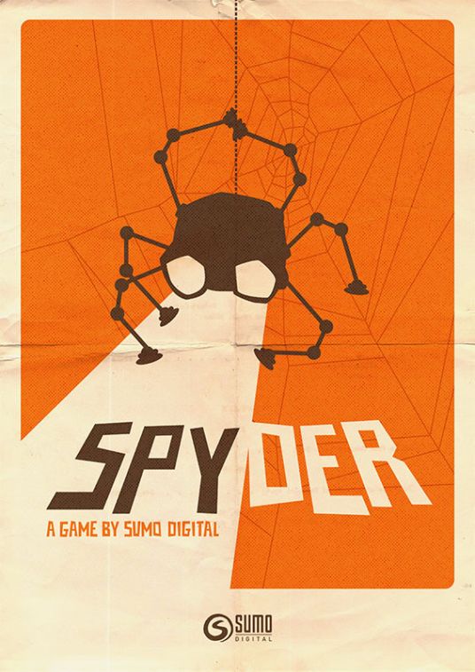 Promotional poster for the video game Spyder, from the article by video game music composer Winifred Phillips.