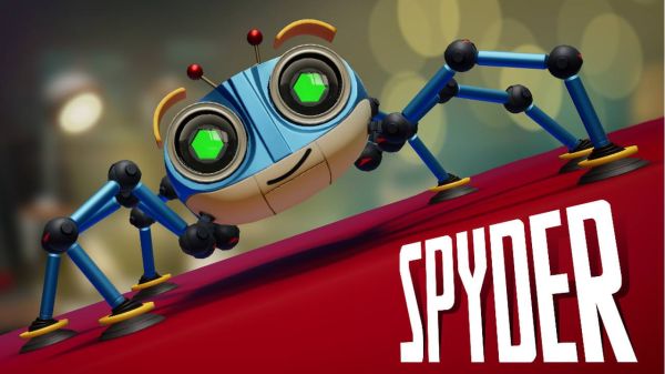 An image depicting the main character of the video game Spyder, used to illustrate an article by Winifred Phillips (award-winning video game composer).  Phillips is a frequent speaker at the famous Game Developers Conference (GDC).