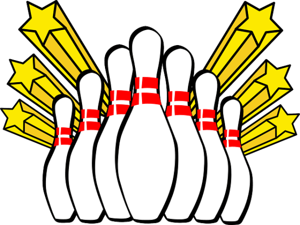 A depiction of the game of bowling, used as an illustration in an article by video game music composer Winifred Phillips.