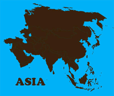 A graphical depiction of the continent of Asia, used as illustration in a discussion of online discussion groups. Game music composer Winifred Phillips wrote this article.
